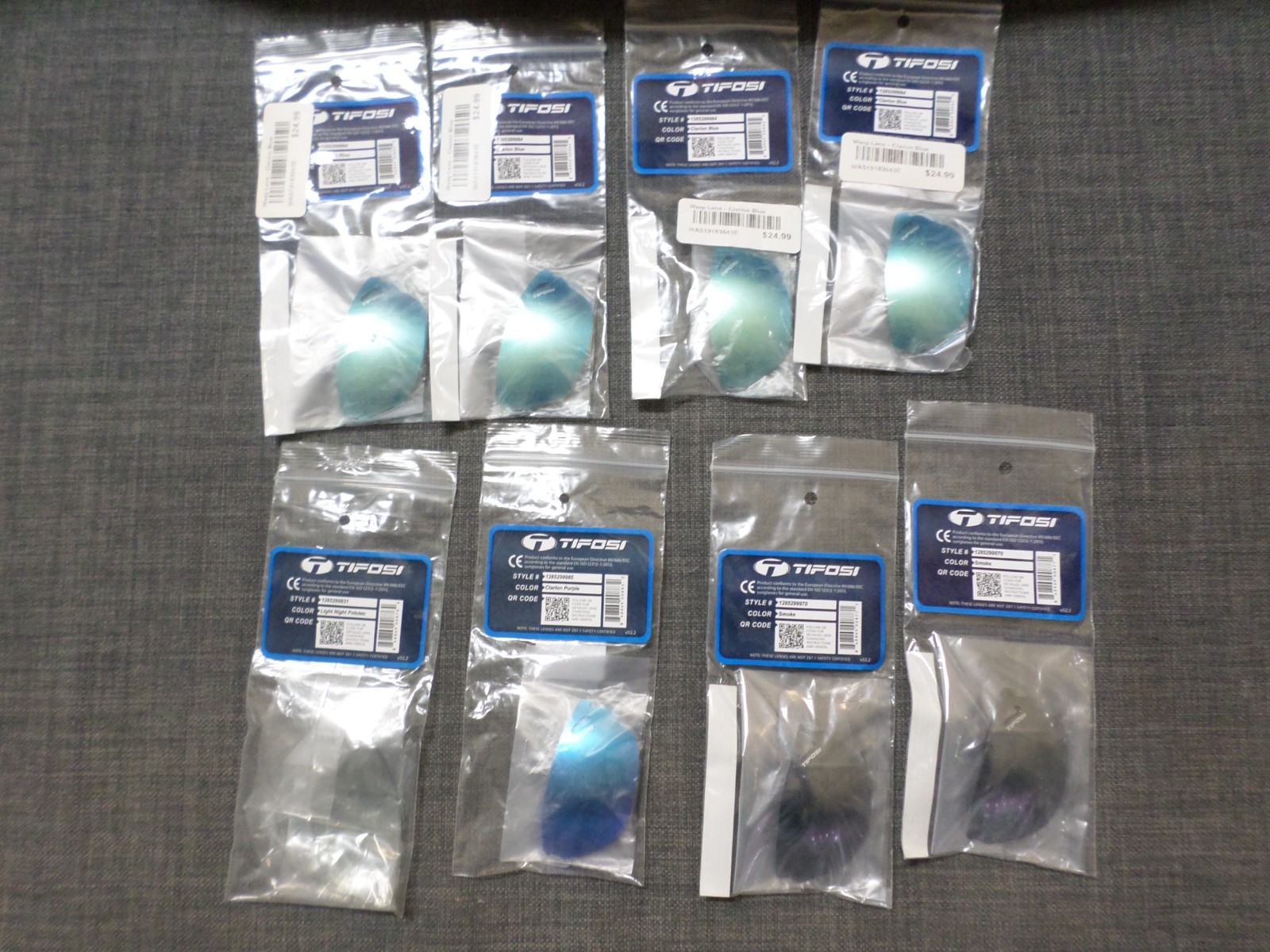 Tifosi Wasp Replacement Parts Lot – Lenses – Bulk Bundle