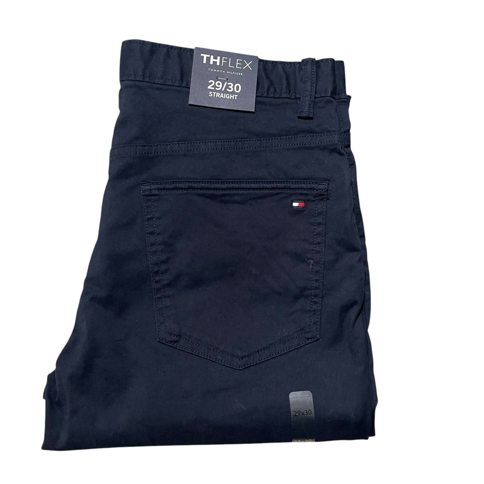 NWT Tommy Hilfiger Men’s Stretch Twill Straight Fit Pants Slimmer Hip and Thing