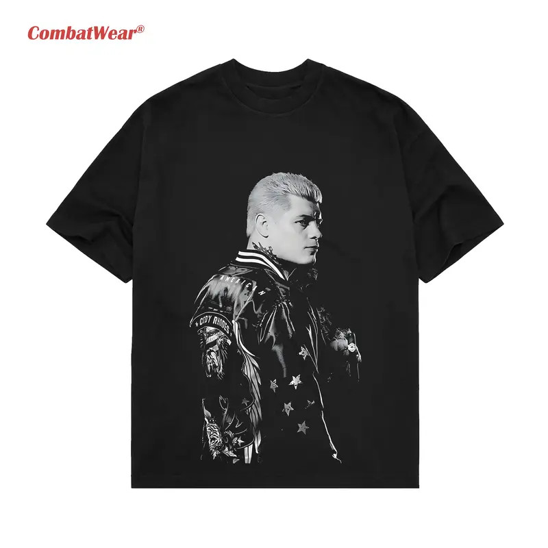 Cody Rhodes WWE T-Shirt Undisputed Champion Retro Graphic Streetwear Crewneck