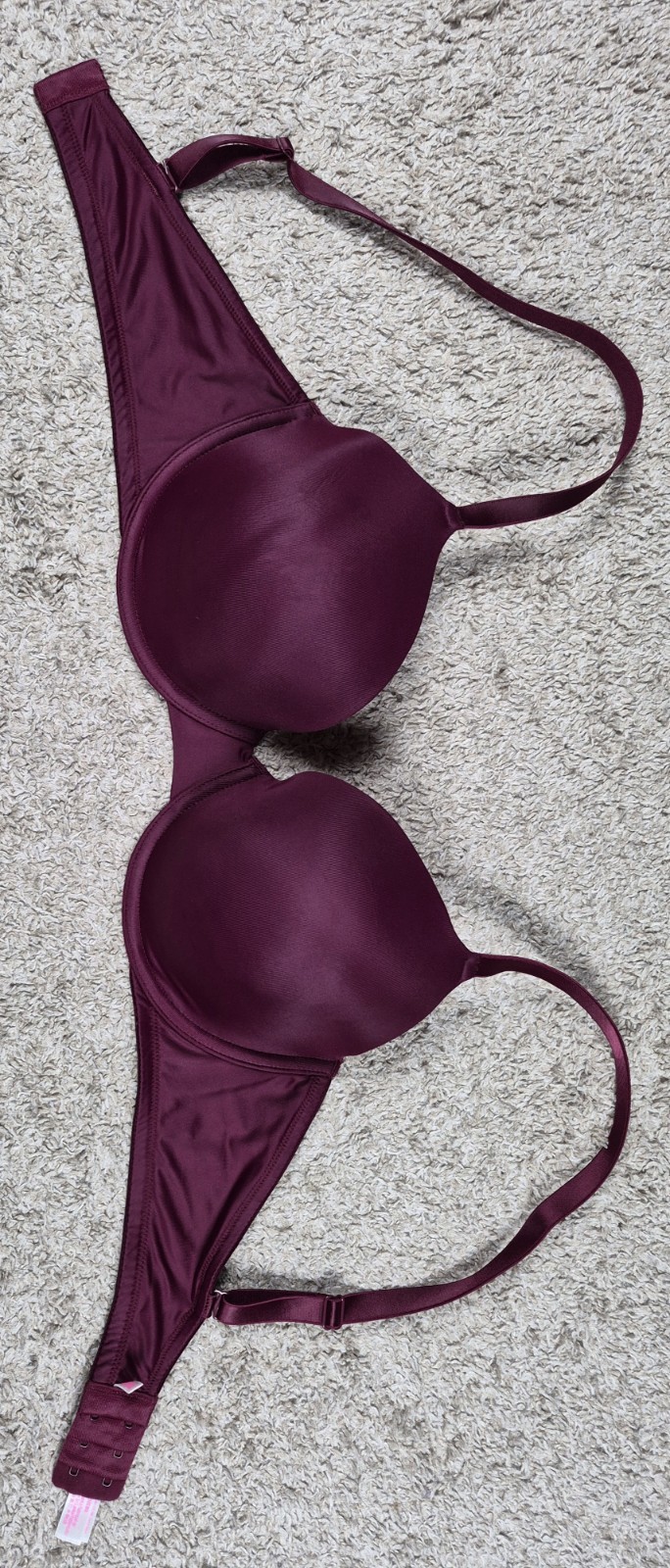 Pink Victorias Secret Wear Everywhere Tshirt Lightly Linend Bra Womens 36D