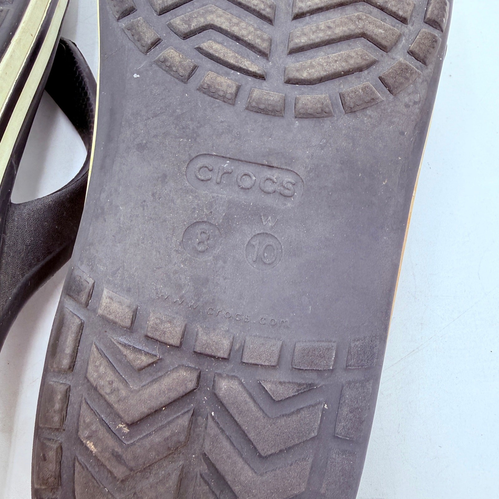 Crocs Blue Bayaband Flip Flop Slides Sandals Size M8 W10