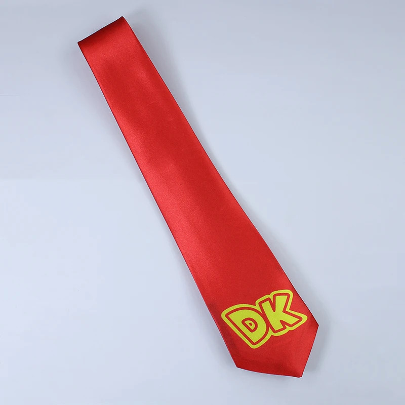 Cos Donkey Neck tie Kong Cosplay Neckband Costume Accessories Movie Peach Red