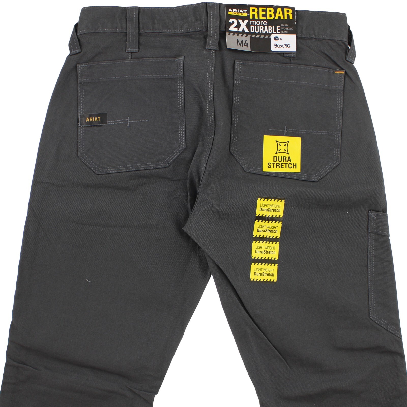 Ariat Work Rebar M4 Pants Men’s Relaxed Straight, 7-Pocket, Re-Enforce Knee Pant