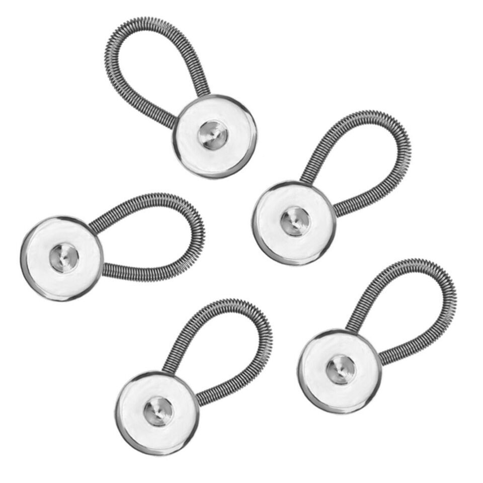 10Pcs Collar Extenders Elastic Button Extender Neck Extenders for Shirt Pant USA