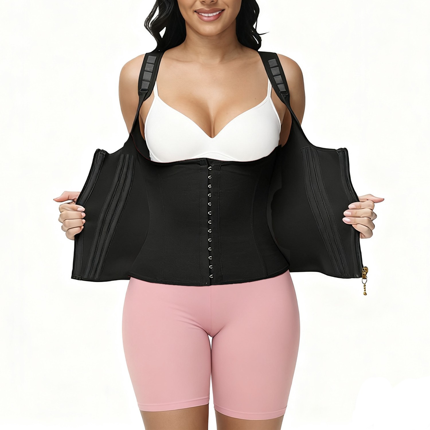 Latex Waist Trainer Corset Cincher Fajas Colombianas Reductoras Body Shaper Vest