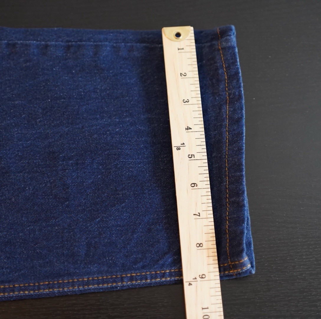 Diamond Gusset Denim Blue Jeans Men’s 40 X 30 (28”) Made in USA