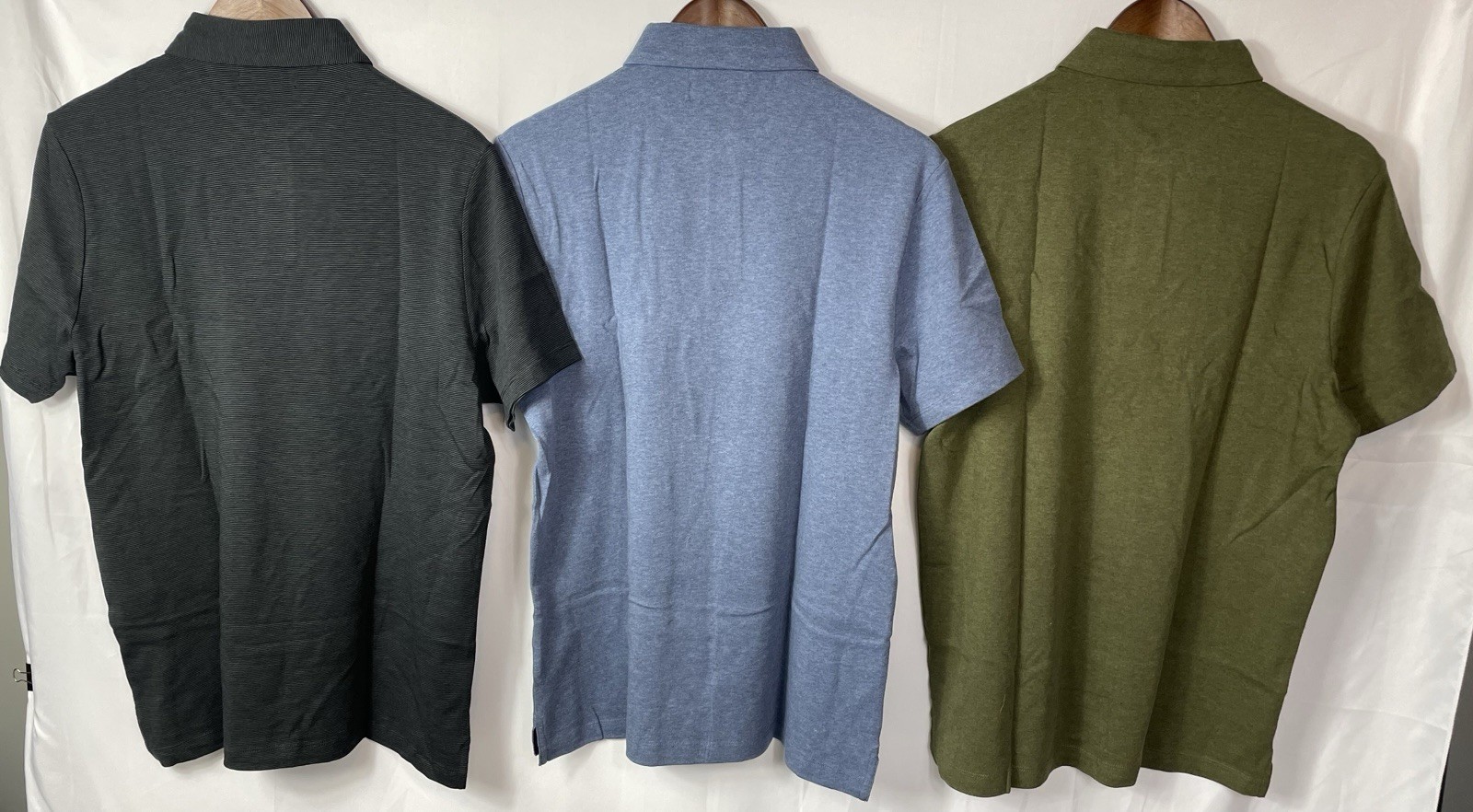 Banana Republic Men’s Luxe Polo in Green, Black or Blue Pick Your Size NWT