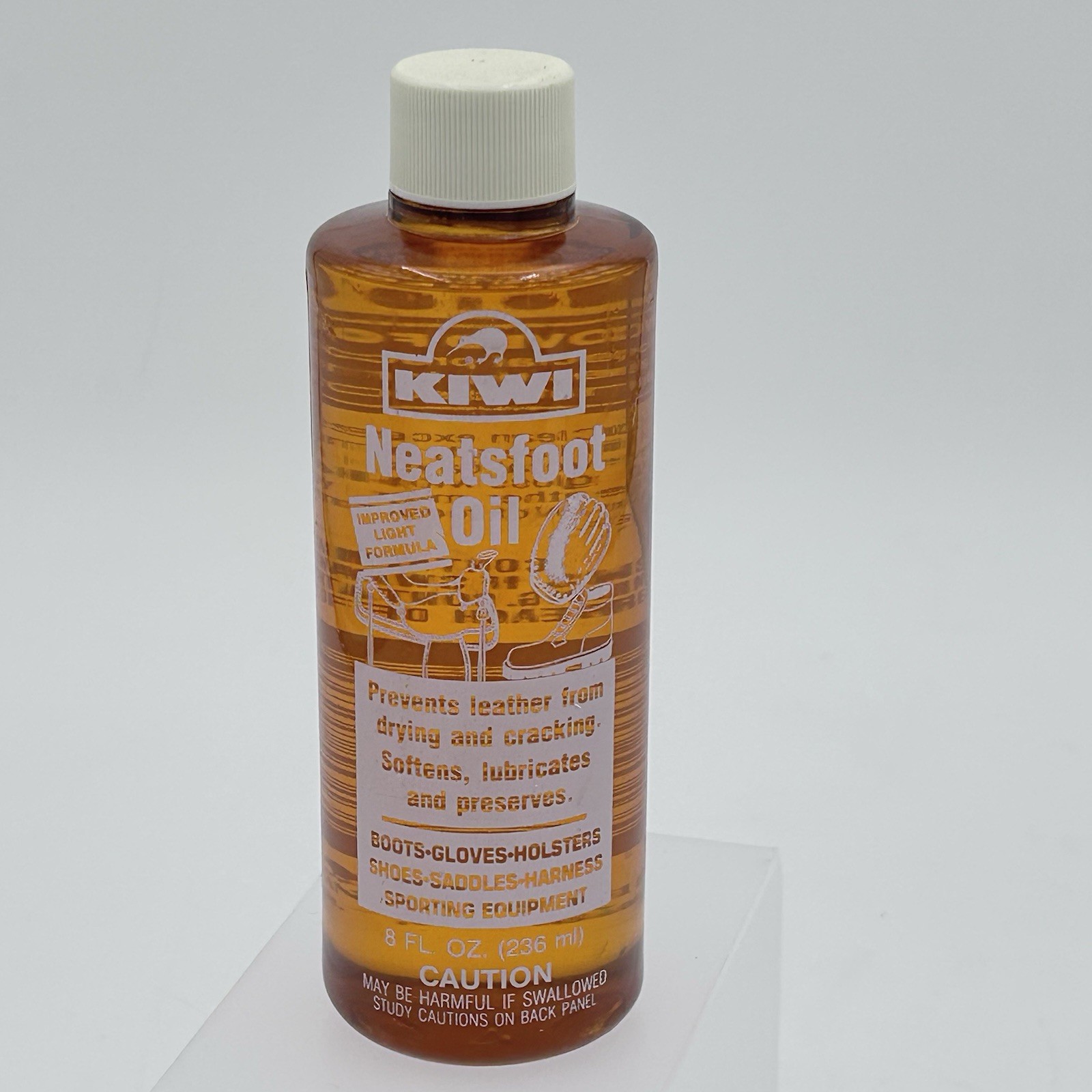 Vintage Kiwi Sport Neatsfoot Oil Leather Care Shoes Gloves Saddles New, Sealed