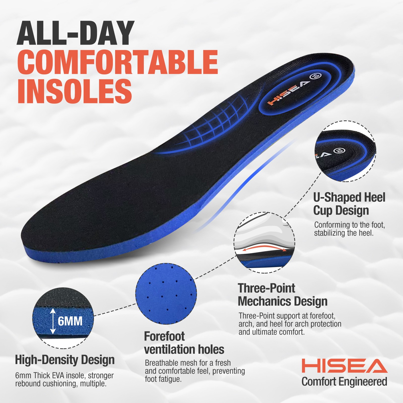 HISEA Men’s Deck Boots Ankle Rain Boots Waterproof Rubber Sailing Fishing Boots