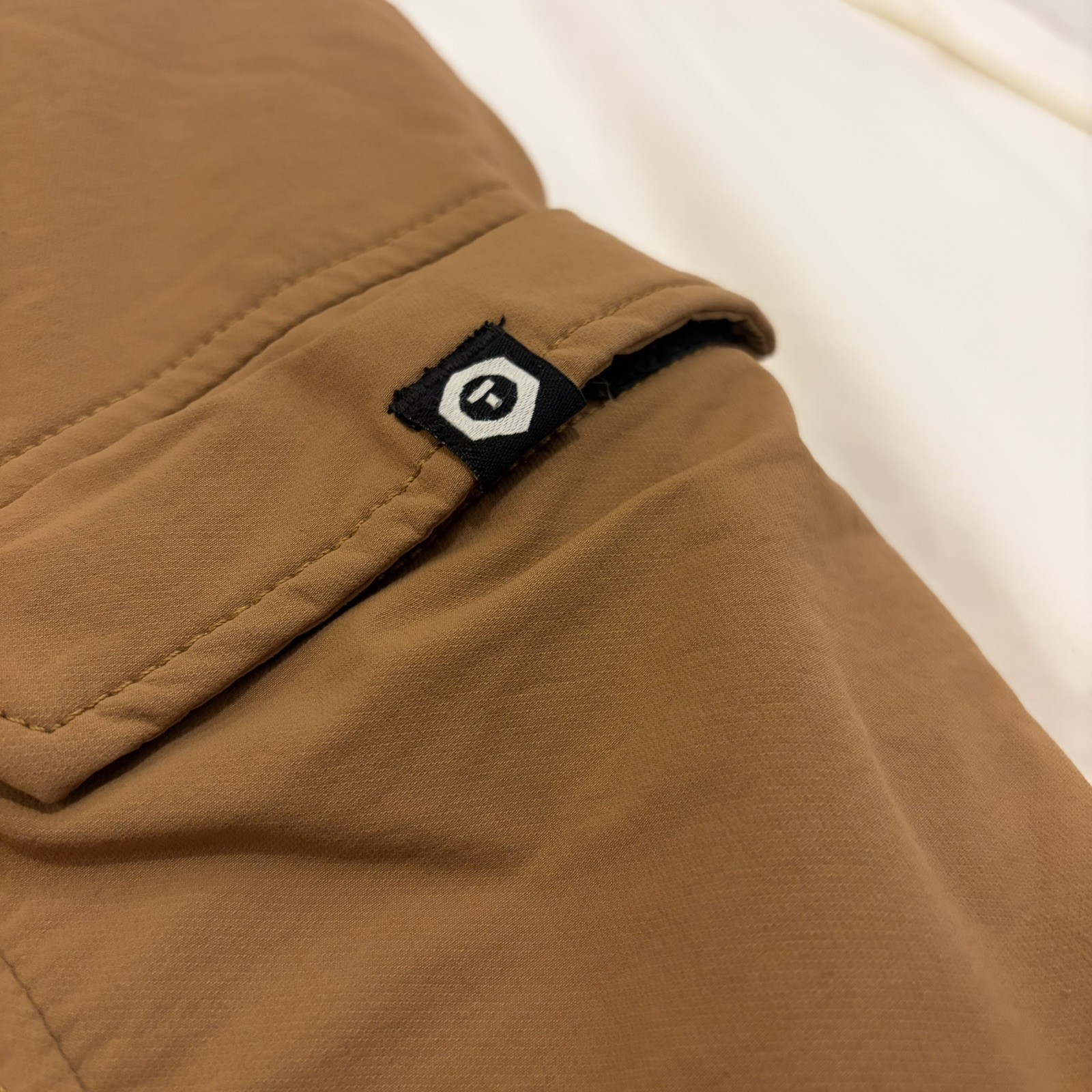 Truewerk T2 Werkpant Mens Size 38×36 Sand Straight Leg Nylon Poly Spandex Good