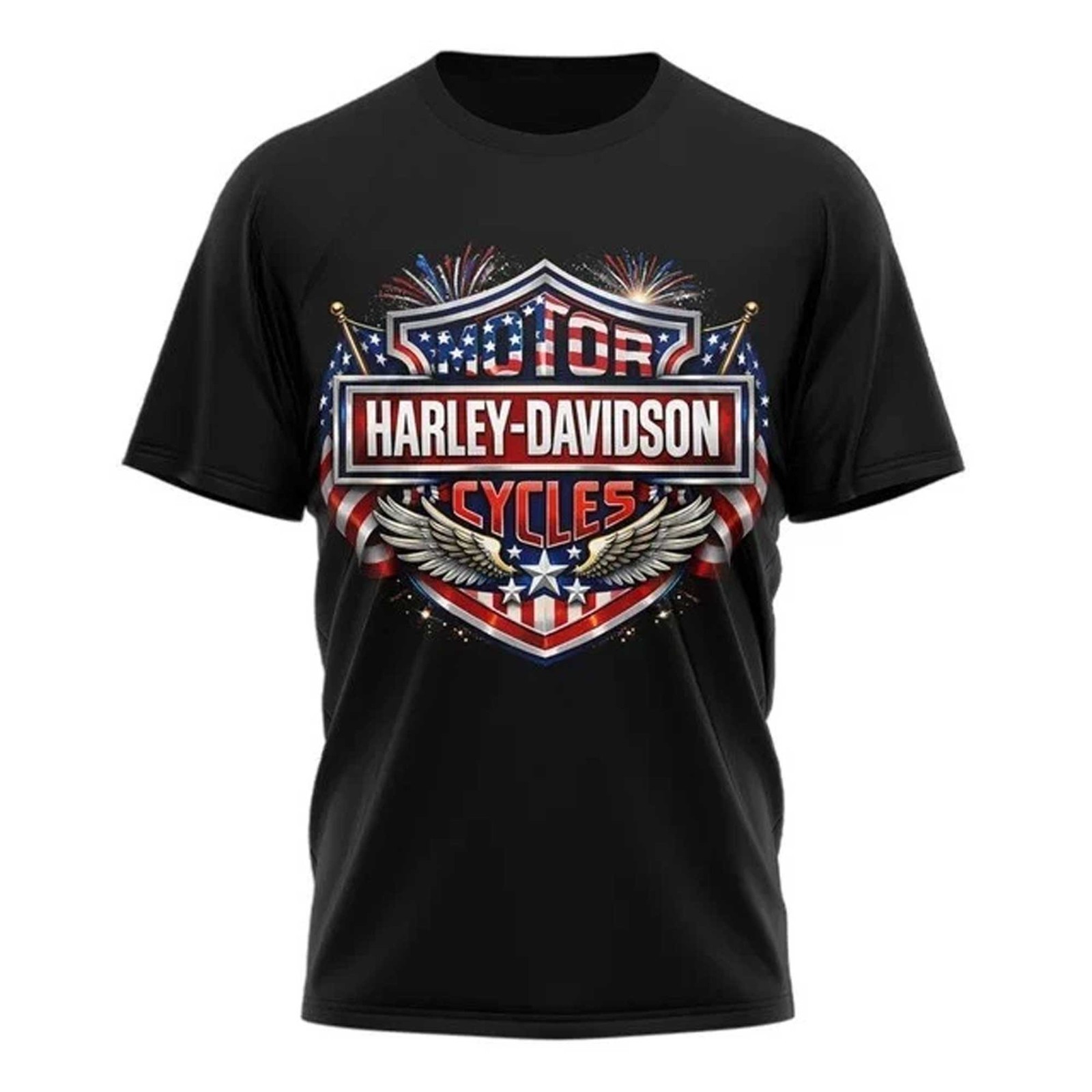 Harley-Davidson America 250th Anniversary Shirt 1776-2026 Independence Day Tee