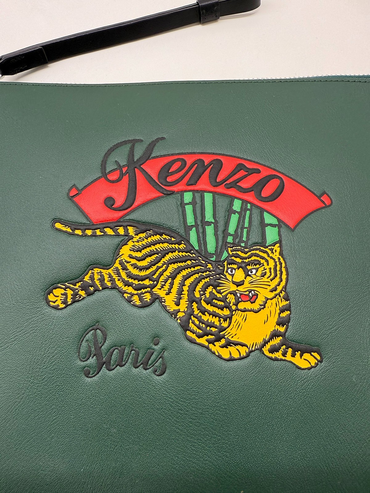 NWT – Kenzo Green Jumping Tiger Pouch – SOLD OUT EVERYWHERE