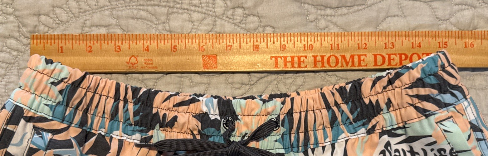 Salt Life Women’s Shorts Floral Palm Design Size Large