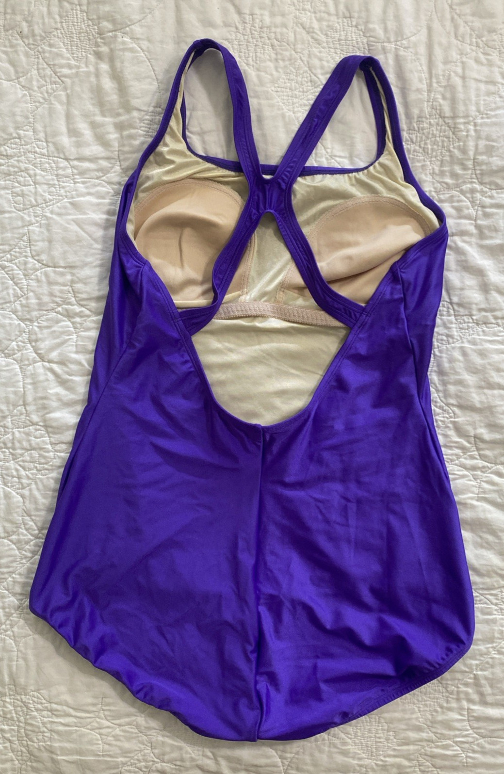 Women’s Speedo Plus Moderate Ultraback One Piece Swimsuit, Size 20, Purple