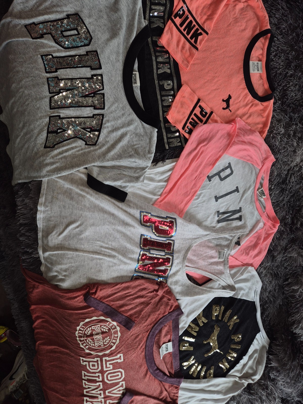 vs pink bling tops bundle y2k