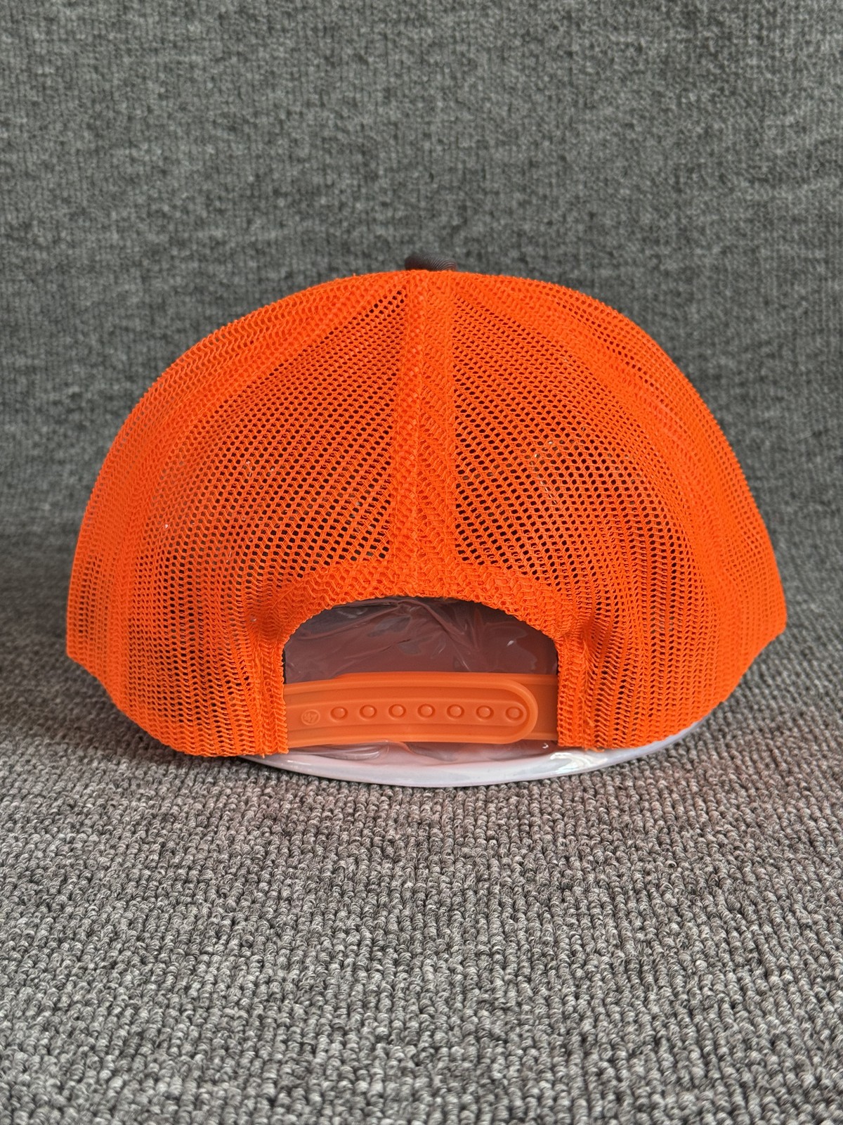 47 Brand Pittsburgh Pirates Trucker Hat Snapback Mesh Cap Grey Orange One Size