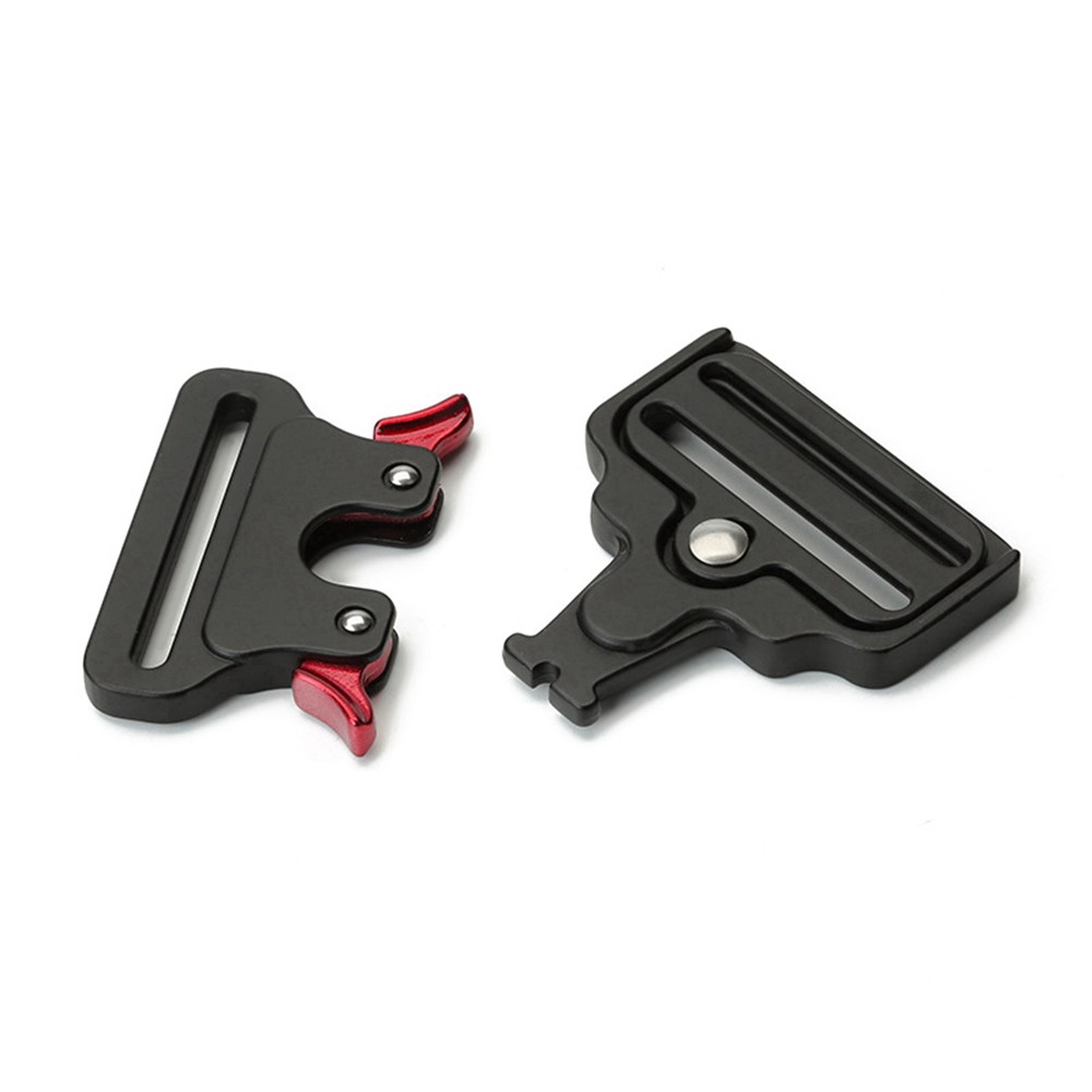 Tactical Quick Release Buckle Black for 50-52mm Webbing, Heavy Duty Belt Buckle