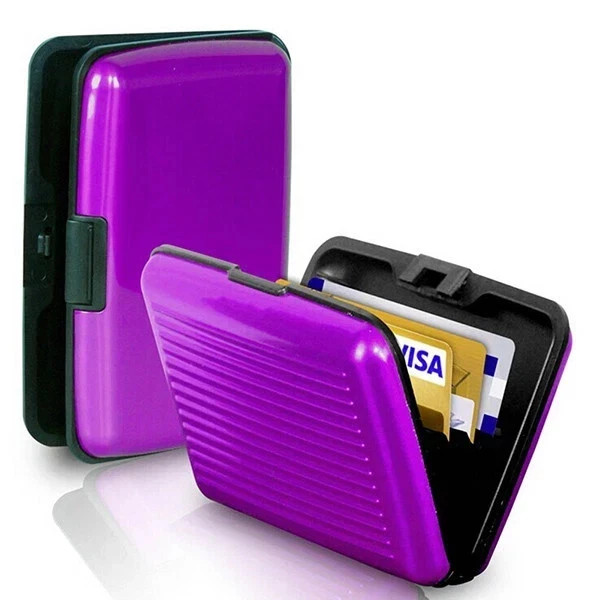 Pocket Waterproof Business ID Credit Card Wallet Holder Aluminum Metal RFID Case