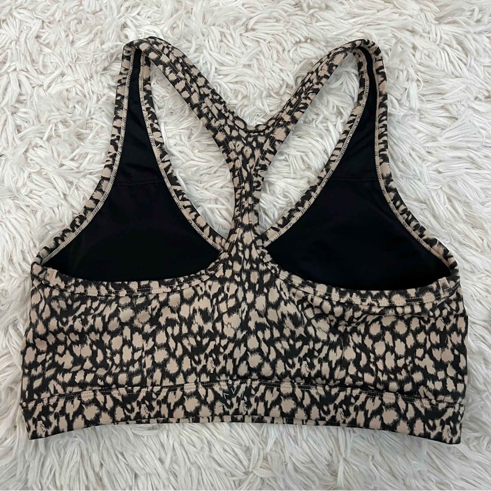 Varley Animal Print Sports Bra Medium