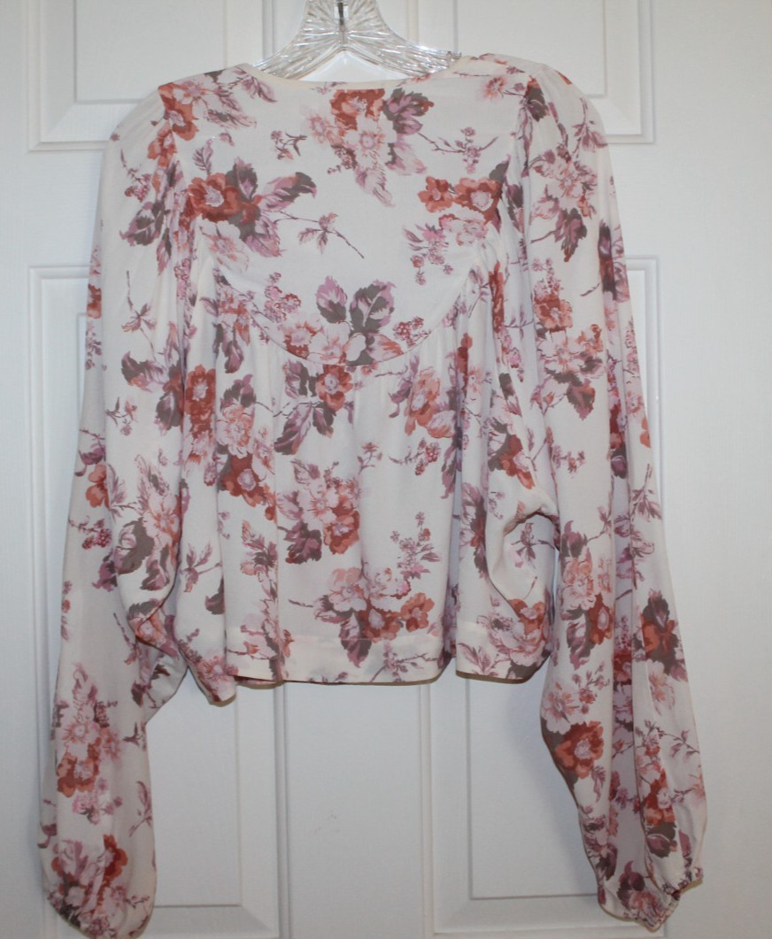 Christy Dawn Sophie Top NWT Cropped Floral Romantic Prairie Cottagecore Boho M/L