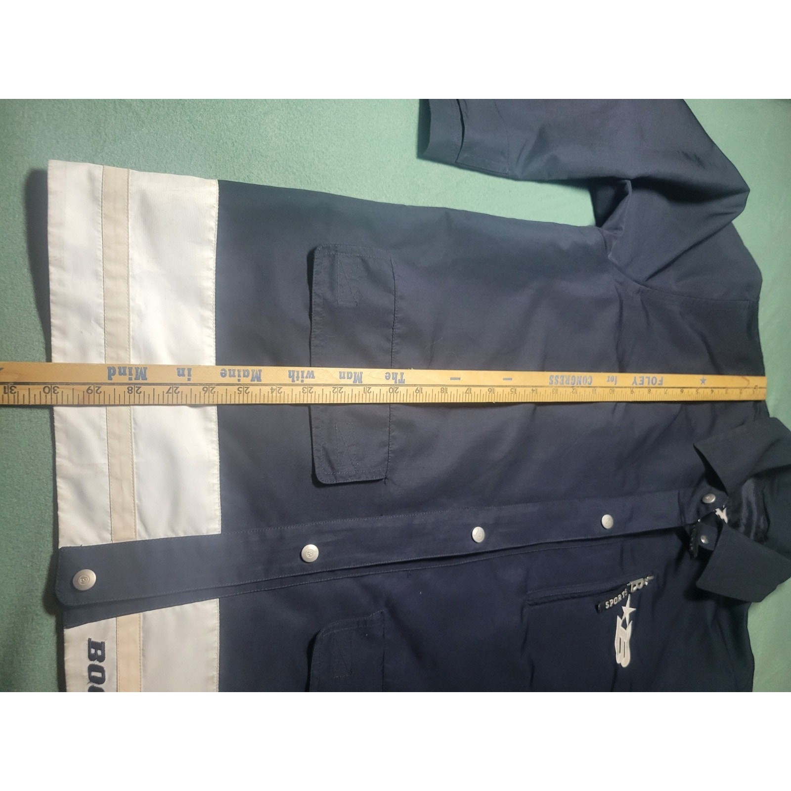 BOGNER SPORTS Men’s Navy Jacket XL Chest Water-Resistant Windcheater