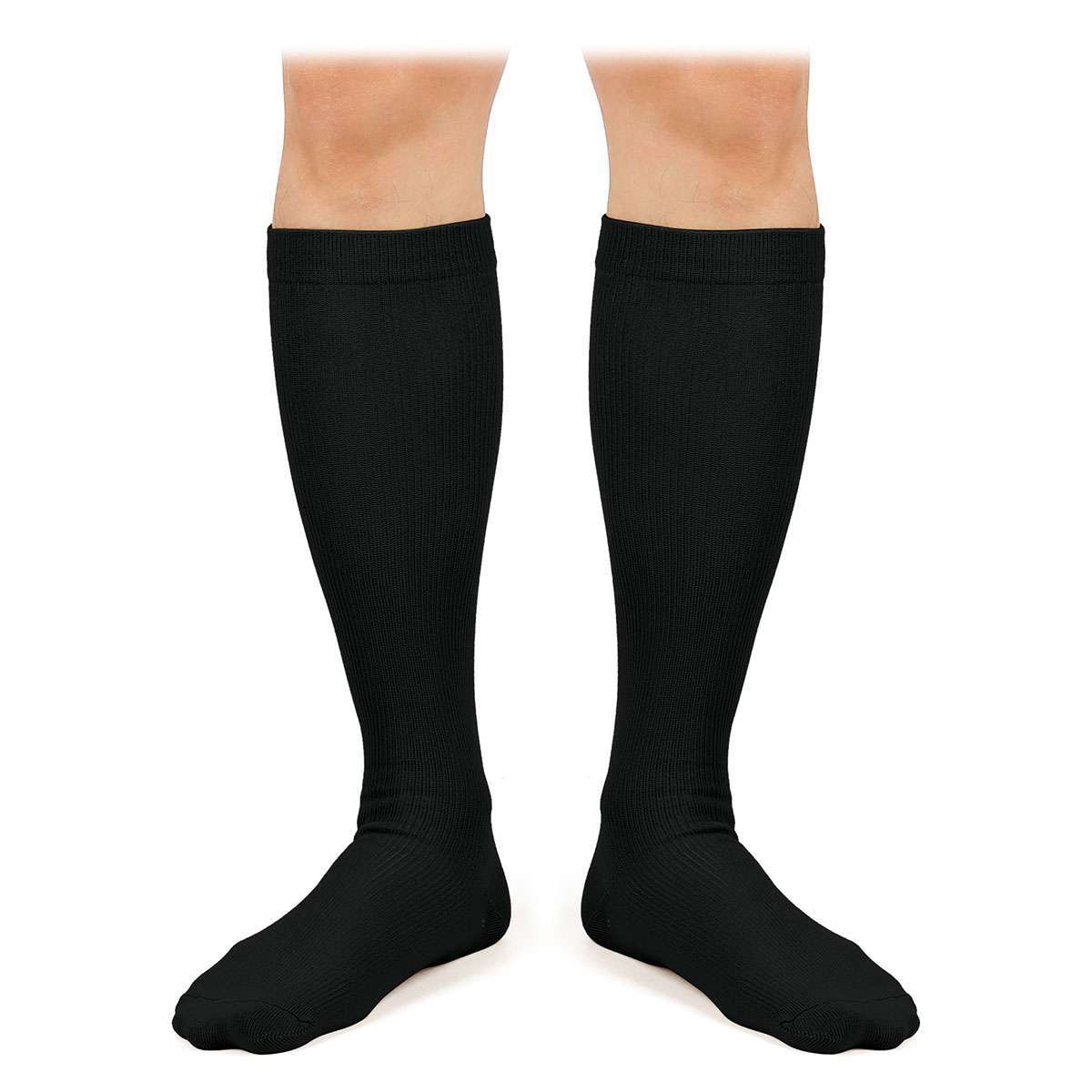 S M L XL 2XL 3XL 4XL Wide Calf Plus Size Compression Socks Women Men 20-30mmHg