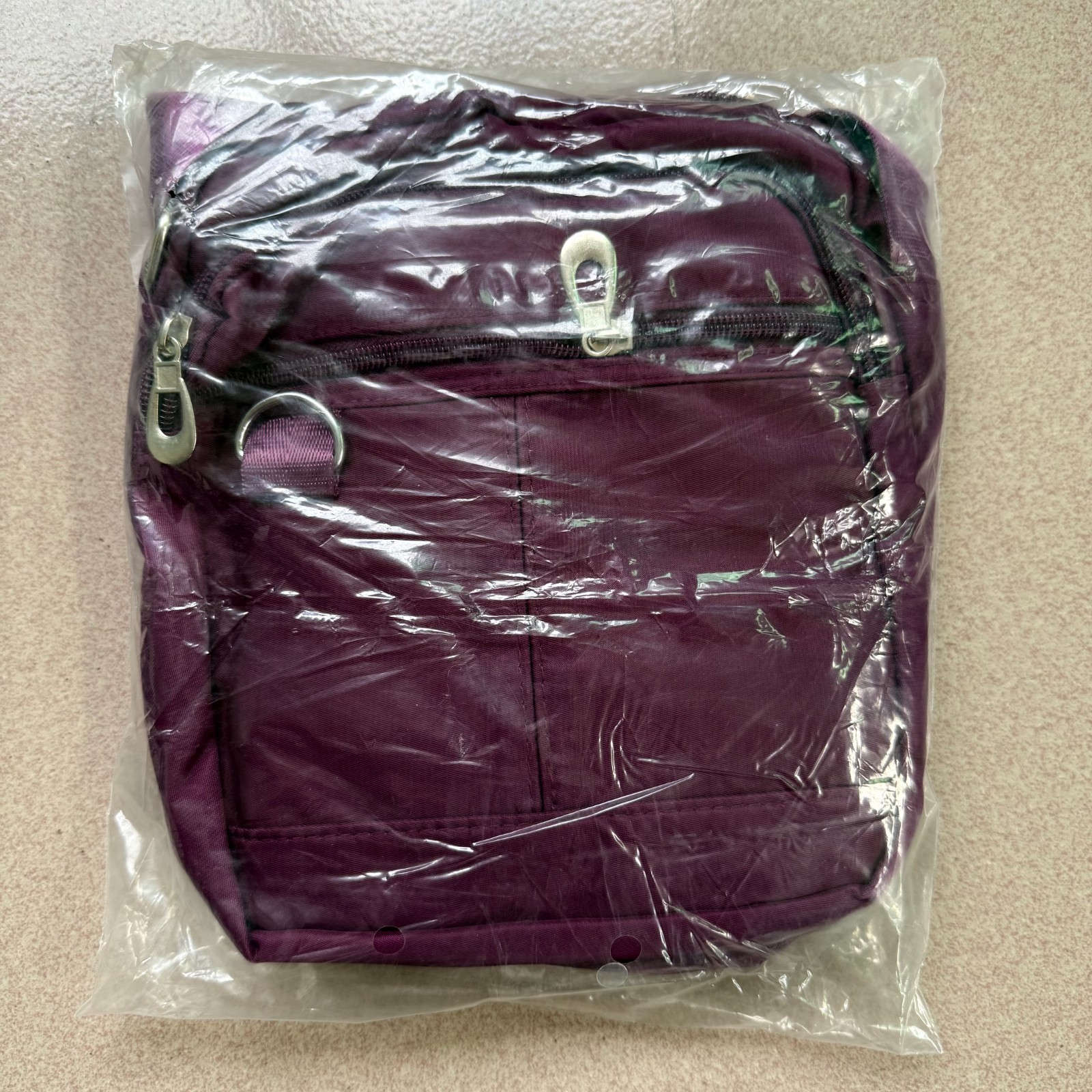 Women Large Waterproof Messenger Cross Body Handbag Bag Shoulder Purse Magenta