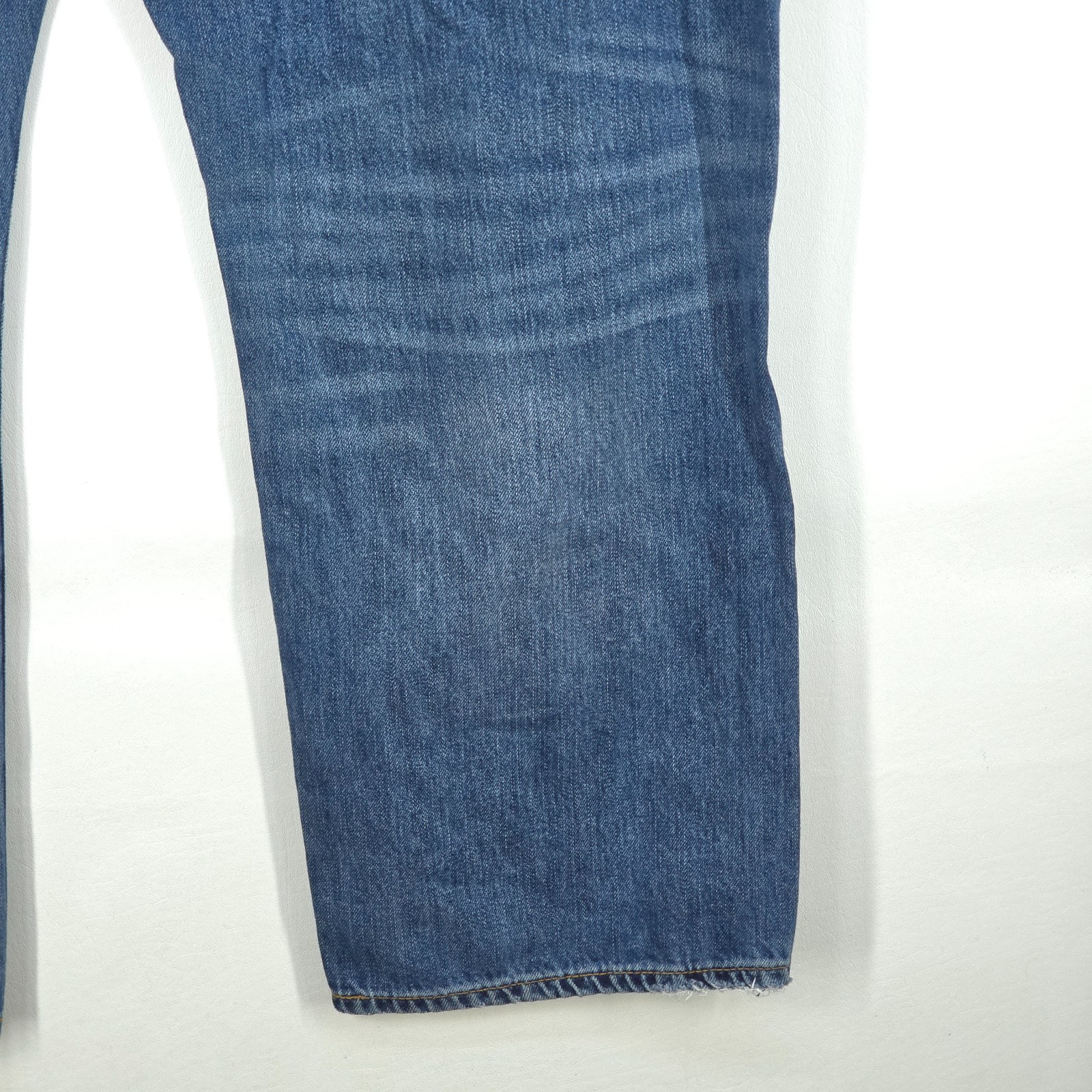 Lucky Brand Athletic Fit Jeans Mens 48×28 (48×30) Whiskers Medium Wash Faded