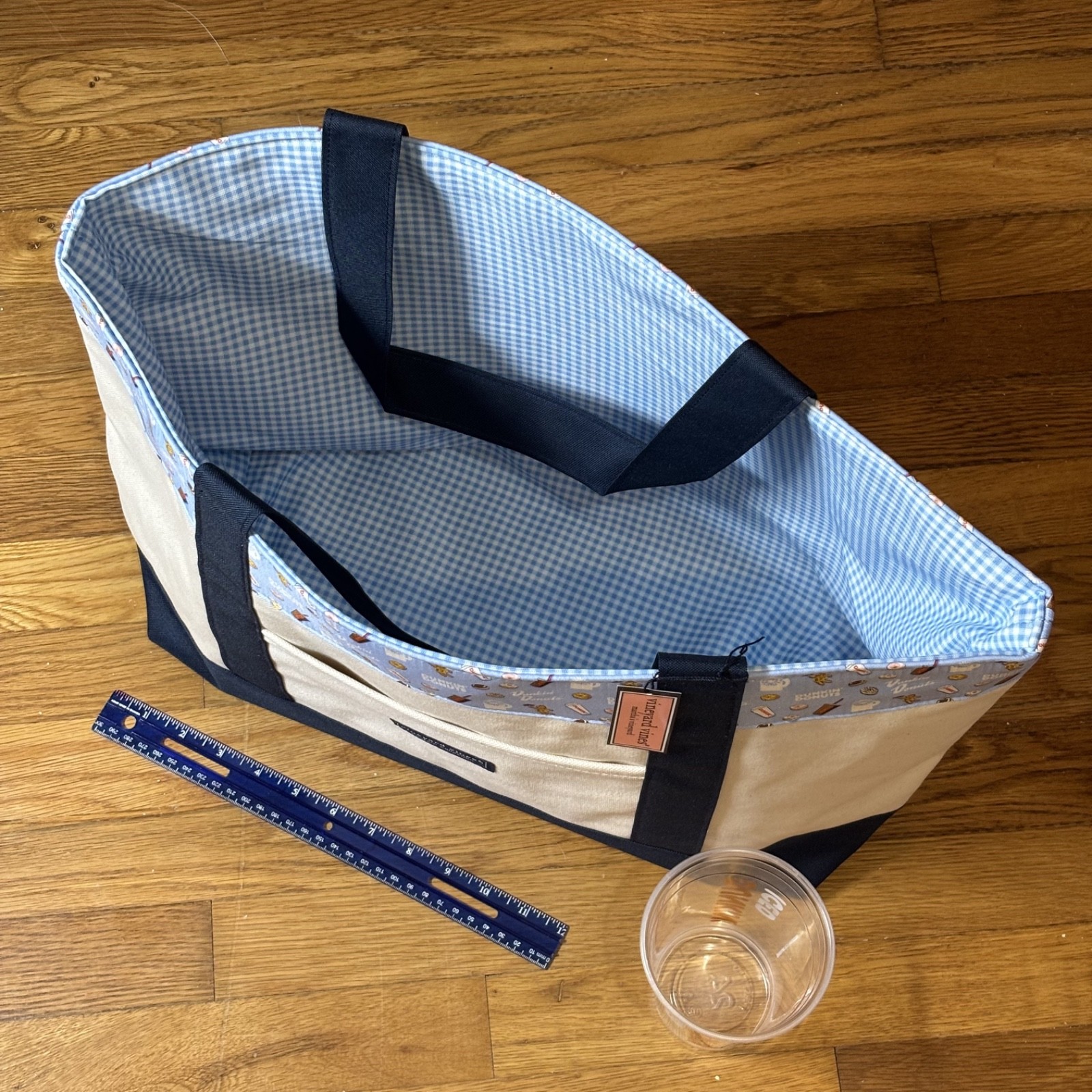 Vineyard Vines Custom Collection Canvas Tote Bag Collaboration Dunkin