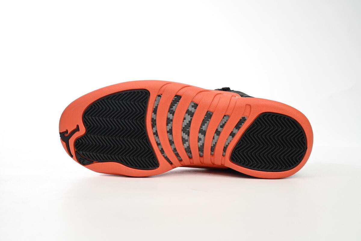 Size 9-13 Nike Air Jordan 12 Brilliant Orange Basketball Mens Shoes