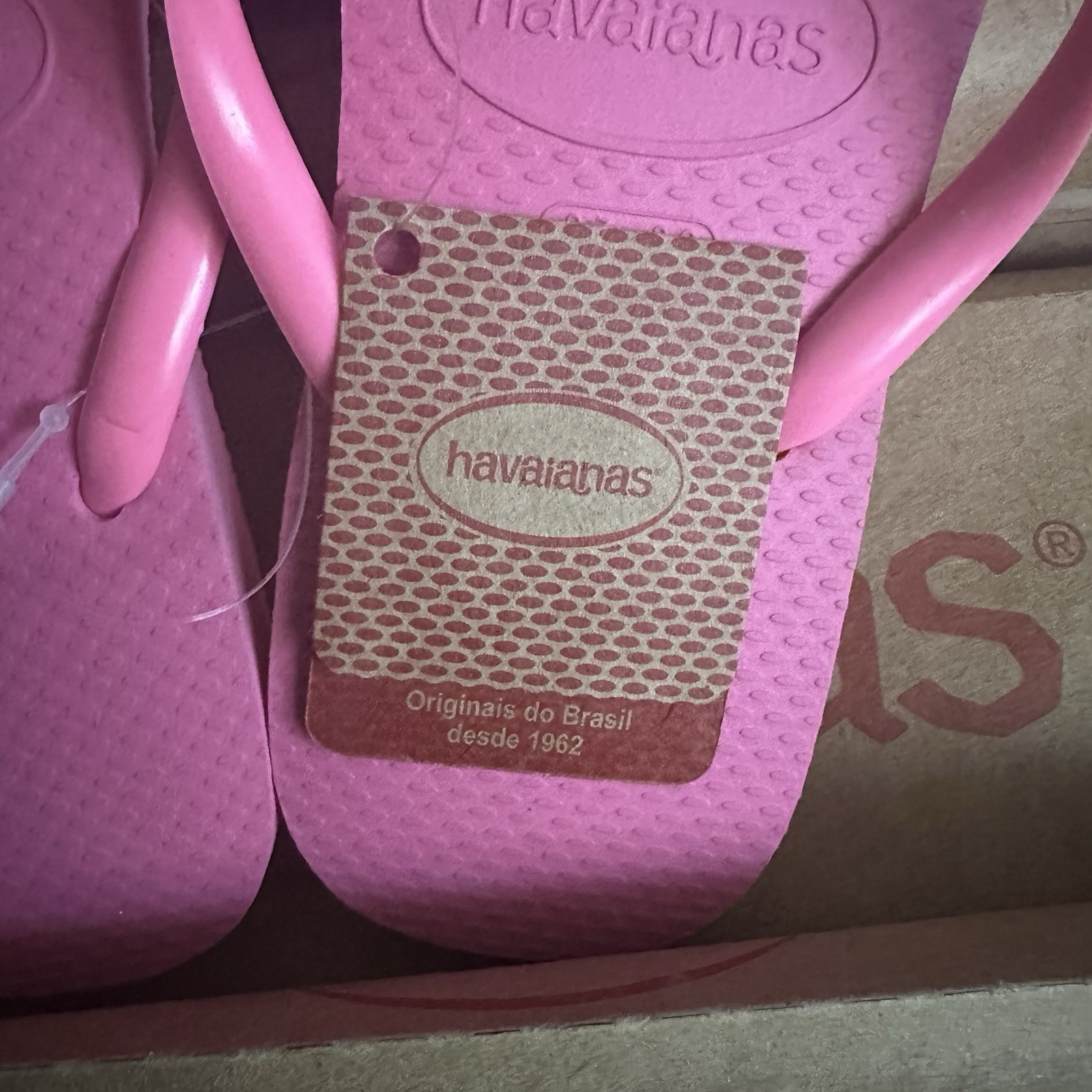 Havaianas Flip Flop Sandal Pink Size 7-8 US Beach, Pool, Summer