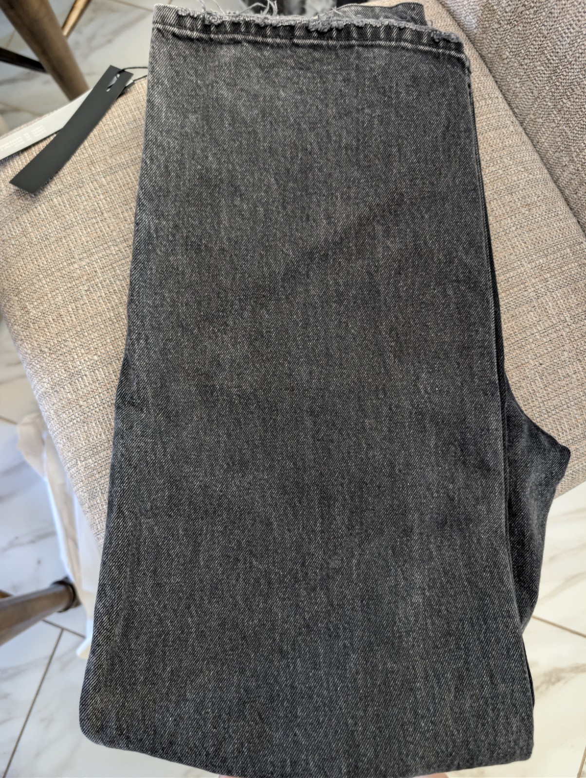9dcc Black Vintage Black Denim Jeans Wide Leg Baggy Men’s Size 30×32
