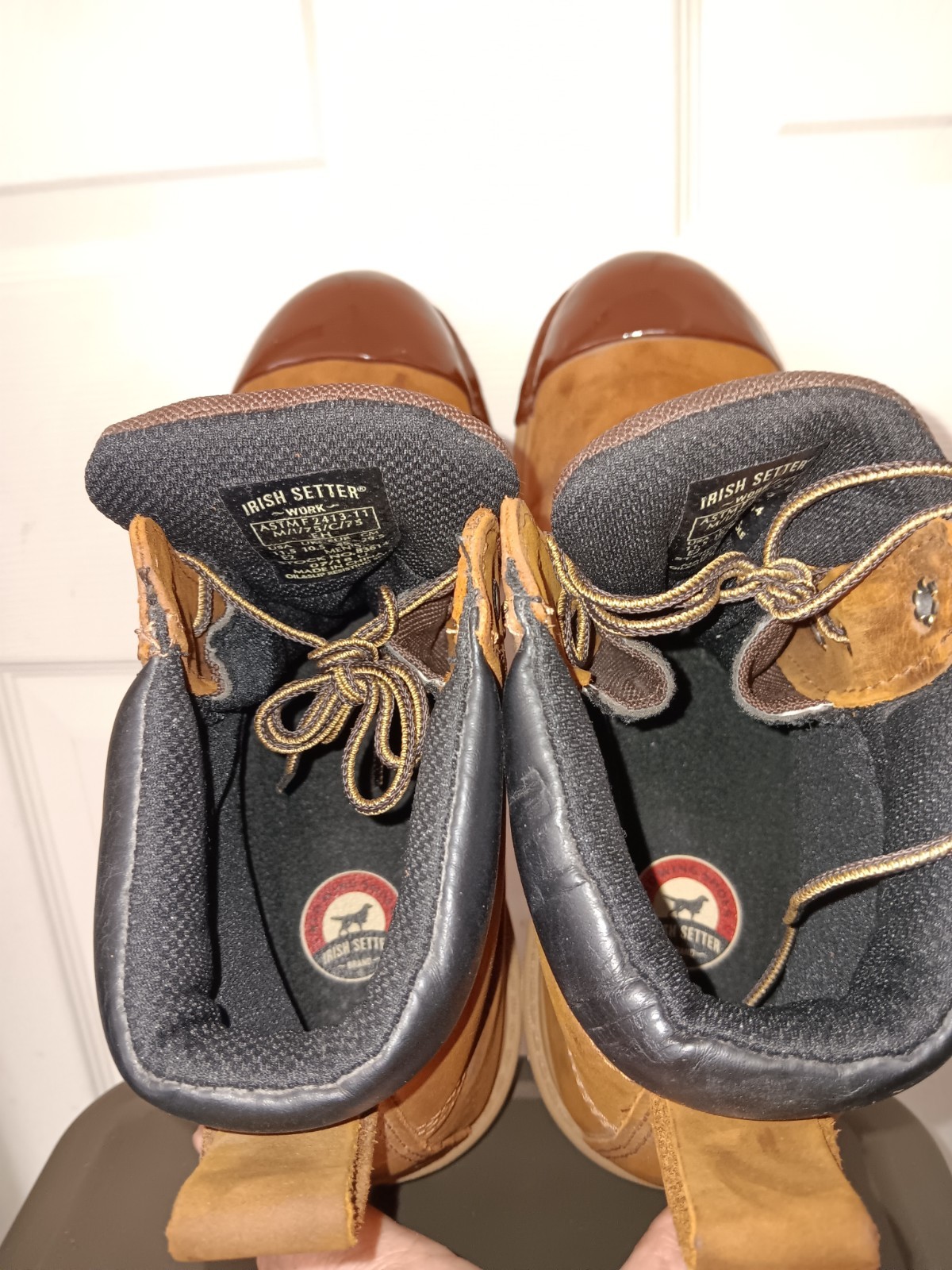 Irish Setter Men’s Steel Toe Boots 83614 With Tuff Toe Size 11.5 E2 EUC