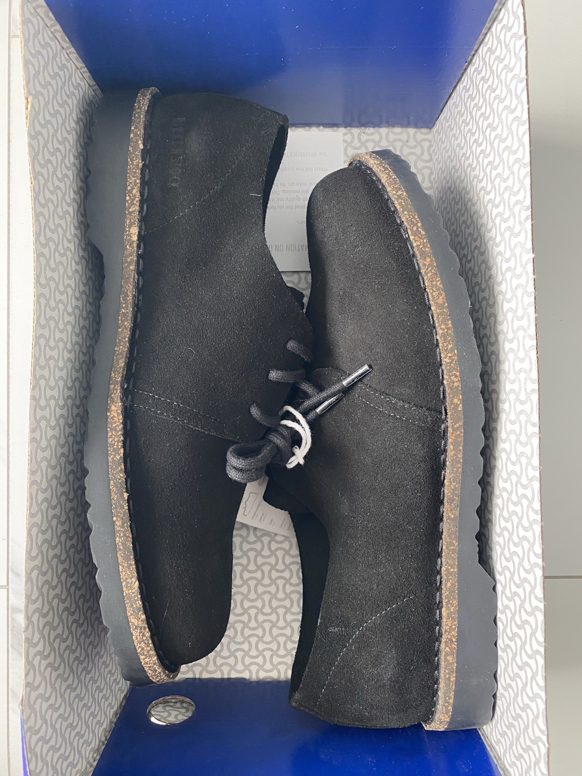 Birkenstock Uppsala Low Suede Black Men’s Size 42 US 9 Regular Fit 1029697 New