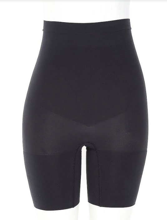 Spanx S1050 Shapewear Women Tummy Control High-Waisted Power Short Black Size 3X