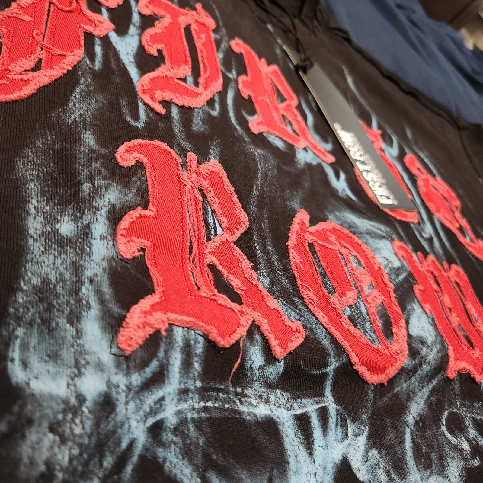 🔥 First Row “Wake Up and Be Fierce” Skull Flame Tee 🔥