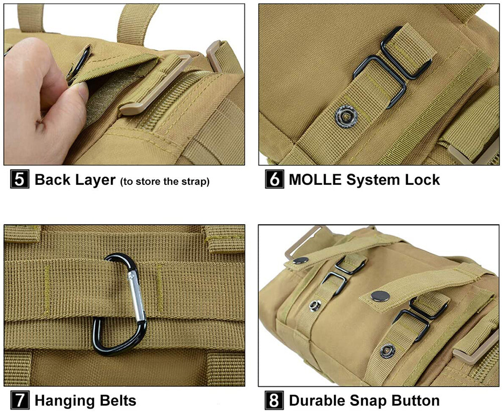 Tactical Waist Pack Deployment Bag Military Molle Waterproof Fanny Pouch