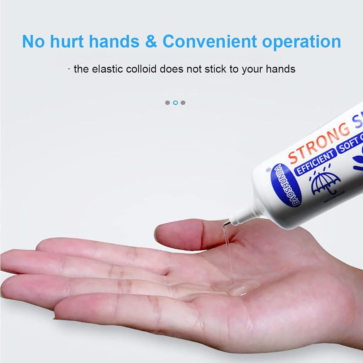 Shoes Glue Super Strong Adhesive Clear Repair Sole for Sneakers, Transparent Sea