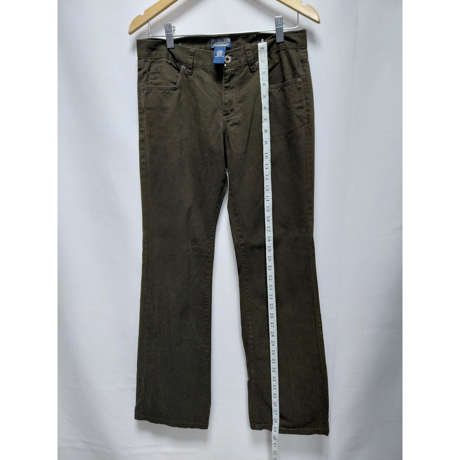Polo Jeans Company Ralph Lauren Olive Green Pants Mid (10-12 in) Denim Size 6×32