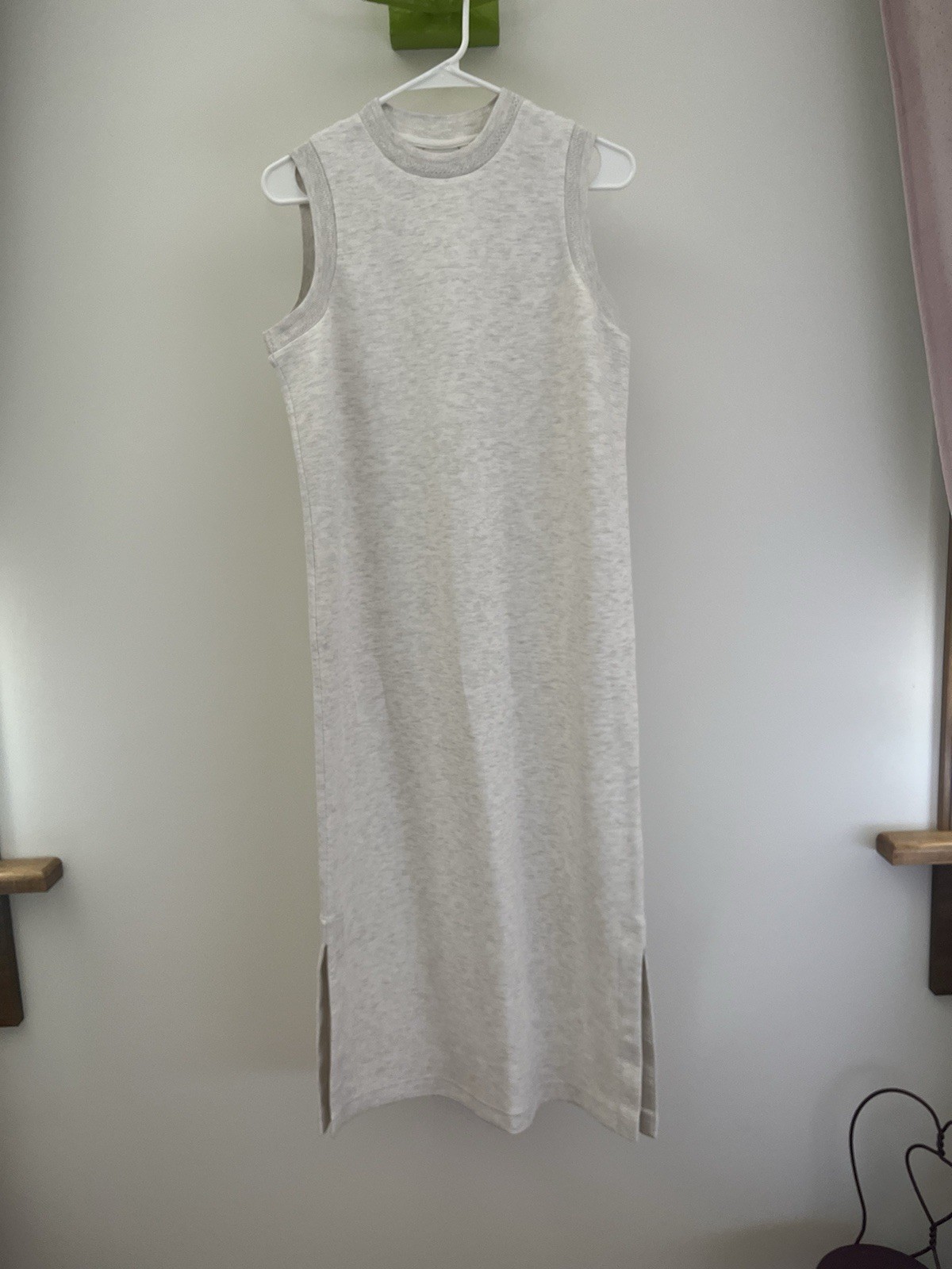 Varley Beatrice Midi Dress size XS NWT Ivory Marl Color
