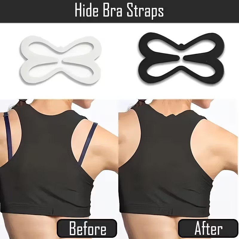 3pcs Bra Strap Converter Clips Hidden Anti-Slip Lift Adjustment Accessory Multi
