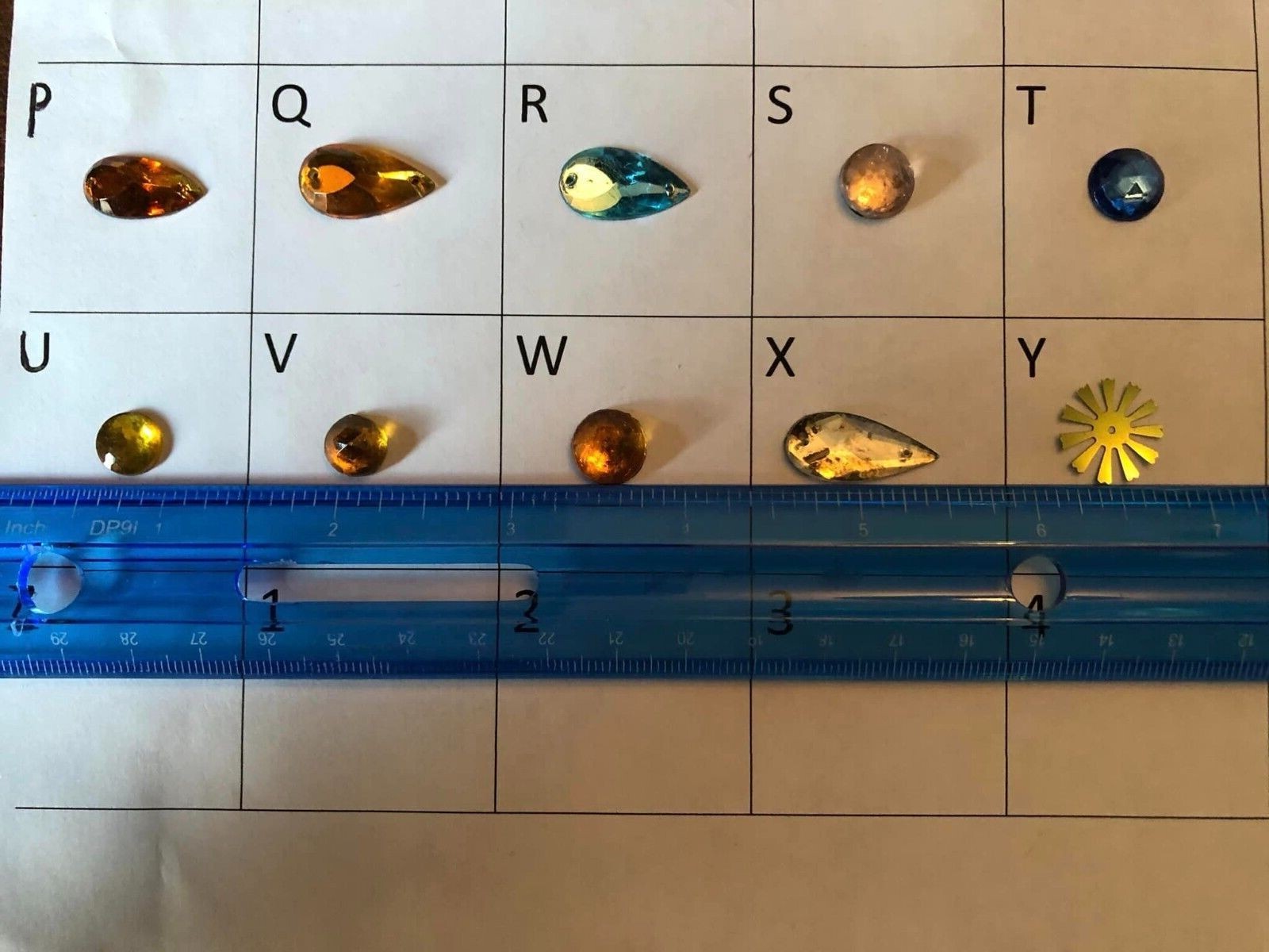 Enid Collins of Texas Replacement Glass Jewels, Gold Metal Leaves, Pearl Parts +