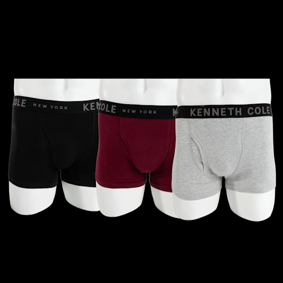 3-Pack: Kenneth Cole New York Cotton Stretch Trunk