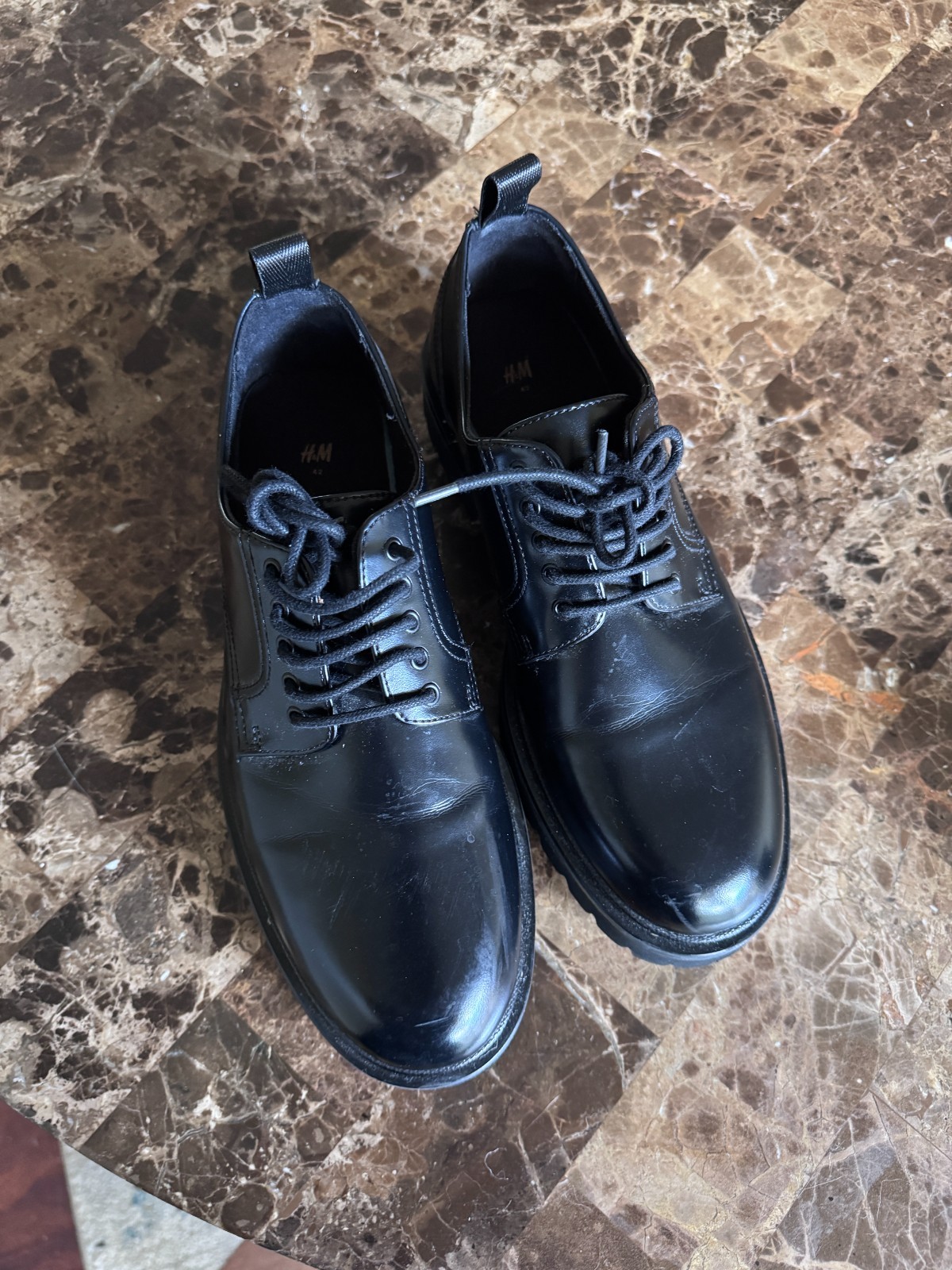 H&M Black Platform Shoes Size 9