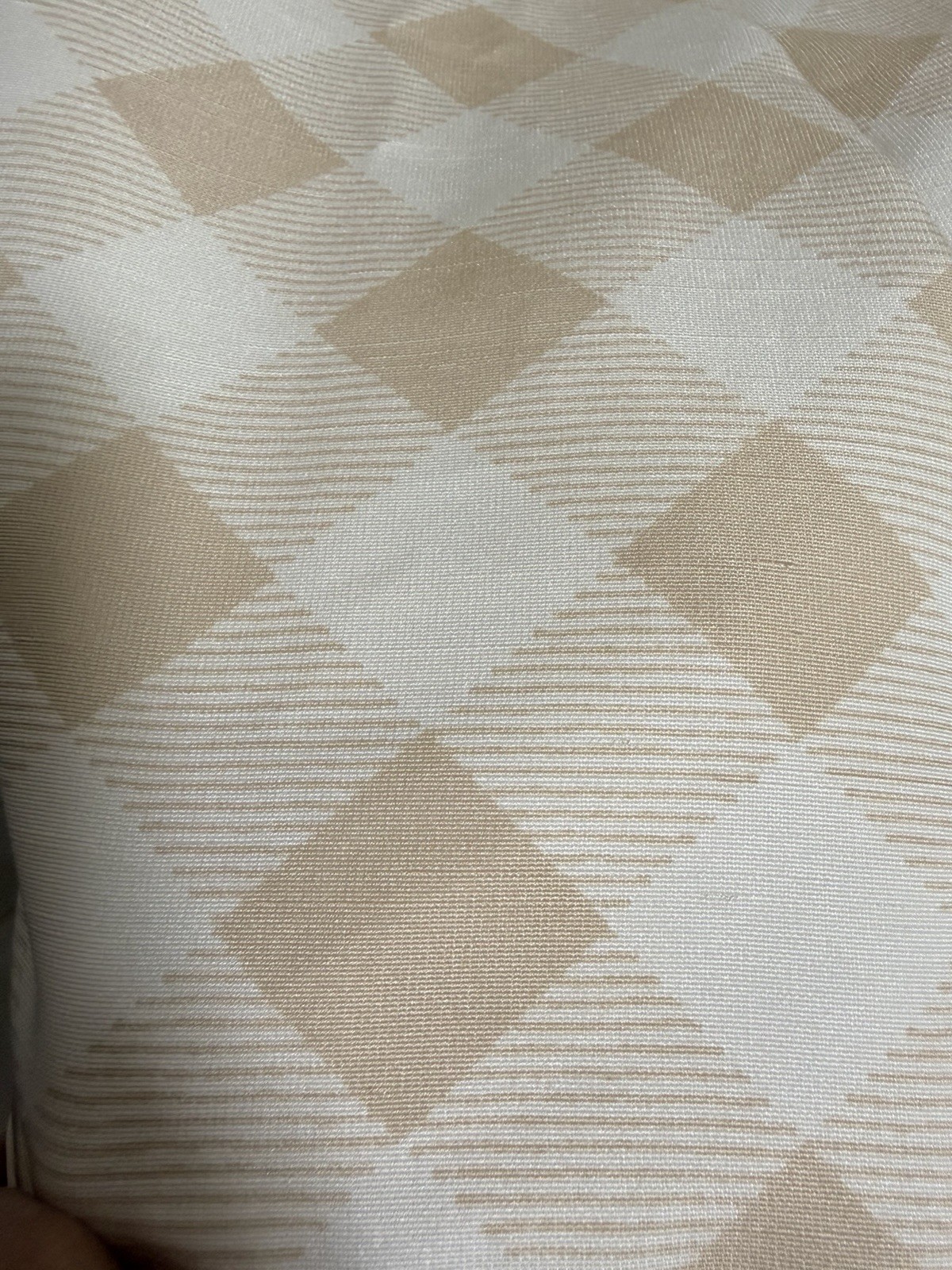CELFORD Gingham Check Flare Dress Size 36 Beige White Ruffle Sleeve Japan