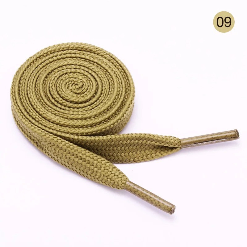 Fat Shoelaces Thick Flat 3/4″ Wide Shoelaces Solid Color for All Shoe Types