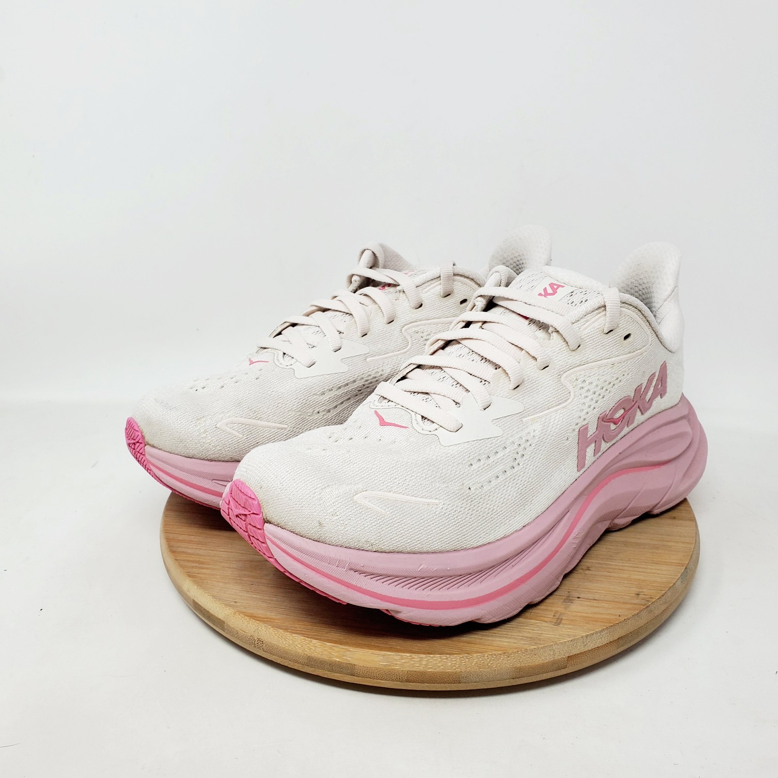 Hoka One One Clifton 10 Running Shoes Womens 6 Lace Up Comfort Sneaker