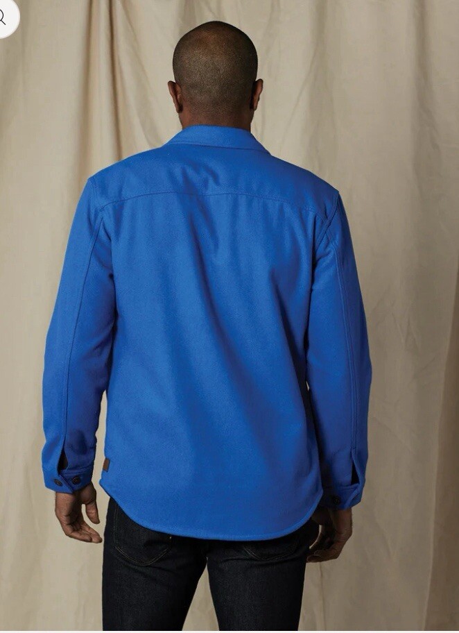 The Normal Brand-Men’s Brightside Flannel Jacket. Color: Cobalt Size Large *New*