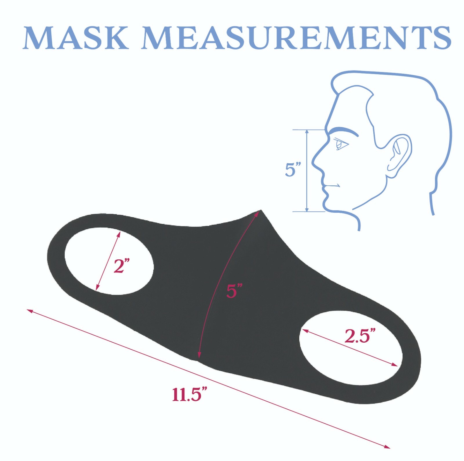 New 3D Unisex Face Mask Washable Reusable Breathable US Seller In Stock 5 Color