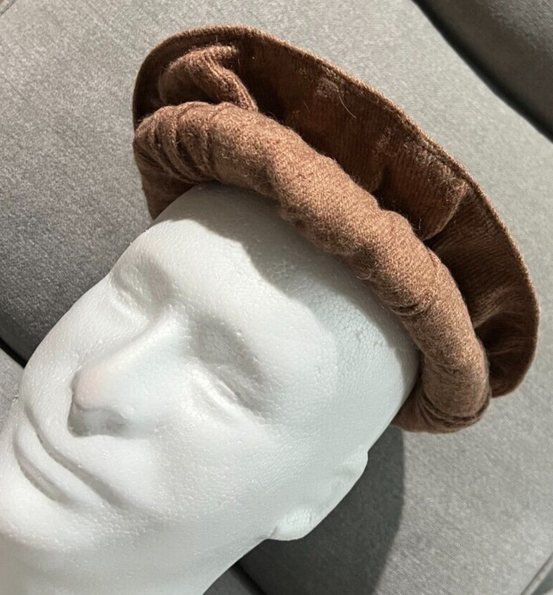 Afghan Pakistan Chitrali Pashtun Tribal Pakol Cap Kufi Topi Hat Light/Pale Brown
